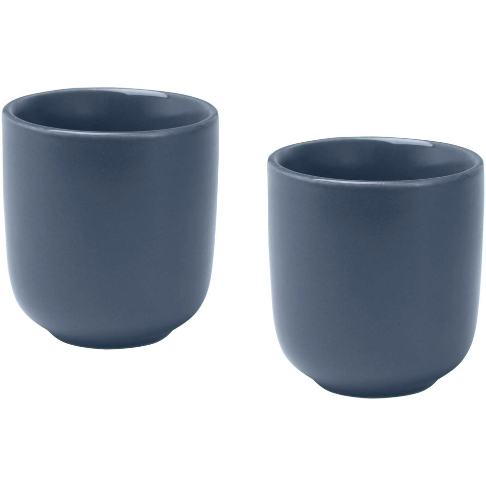 Set di 2 tazzine per espresso in ceramica con finitura opaca da 90 ml Male personalizzato con logo - Pubblienne