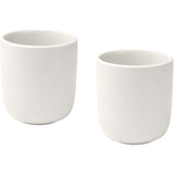 Set di 2 tazze in ceramica con finitura opaca da 200 ml Male personalizzato con logo - Pubblienne