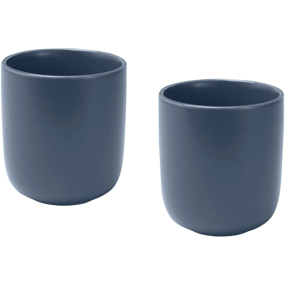 Set di 2 tazze in ceramica con finitura opaca da 200 ml Male personalizzato con logo - Pubblienne