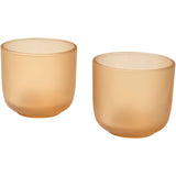Set di 2 bicchieri in vetro con finitura opaca da 200 ml Male personalizzato con logo - Pubblienne