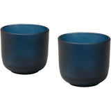 Set di 2 bicchieri in vetro con finitura opaca da 200 ml Male personalizzato con logo - Pubblienne