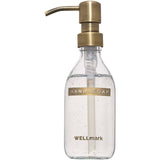 Set di dispenser di sapone per le mani da 250 ml e candela profumata da 150 g Wellmark Discovery personalizzato con logo - Pubblienne