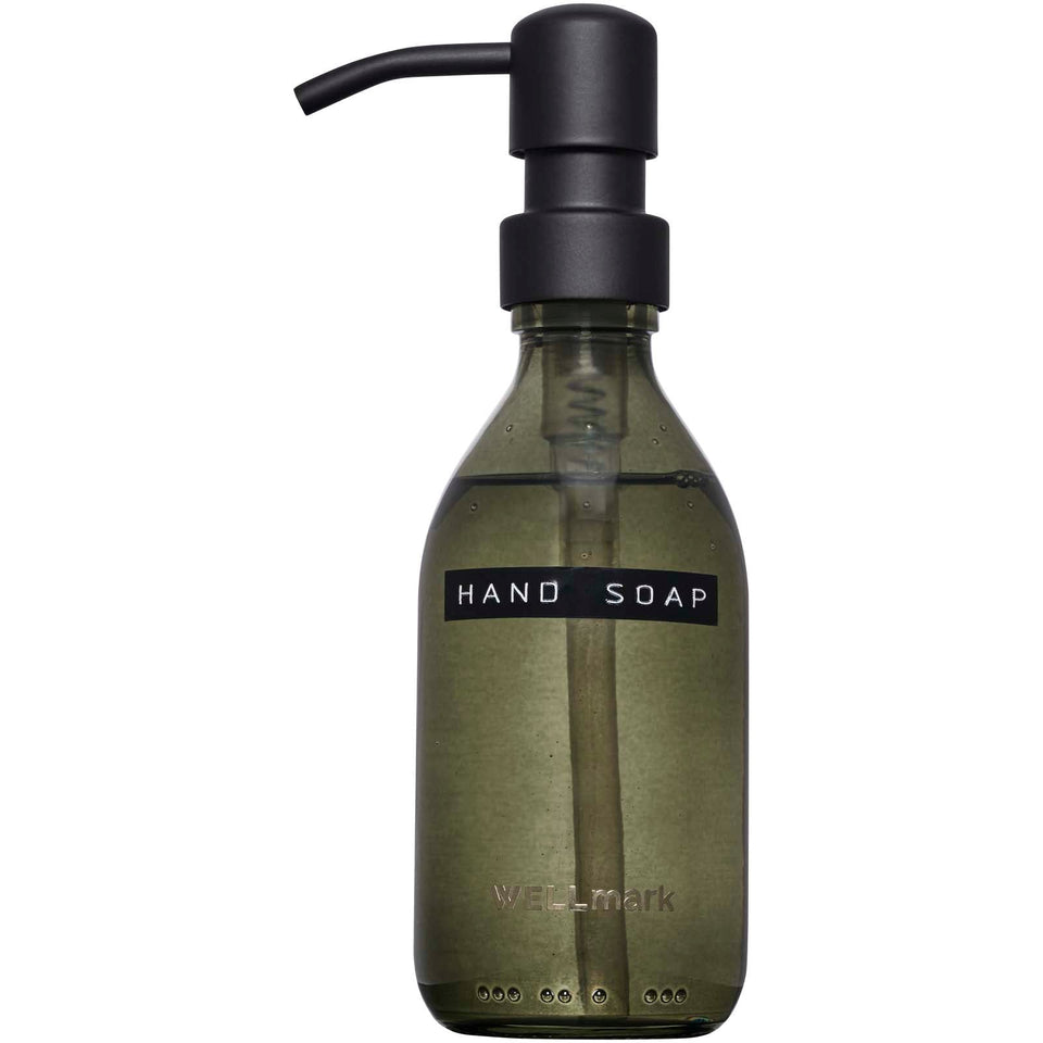 Set di dispenser di sapone per le mani da 250 ml e candela profumata da 150 g Wellmark Discovery personalizzato con logo - Pubblienne