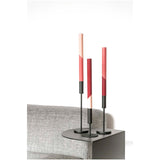 Set di 3 candele con design a colori diagonali Originalhome Eden personalizzato con logo - Pubblienne