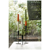 Set di 3 candele con design a colori diagonali Originalhome Eden personalizzato con logo - Pubblienne