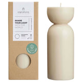 Candela media in materiale biologico Originalhome personalizzato con logo - Pubblienne