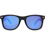 Occhiali da sole Hiru con lenti polarizzate e specchiate in PET riciclato/legno con confezione regalo personalizzato con logo - Pubblienne