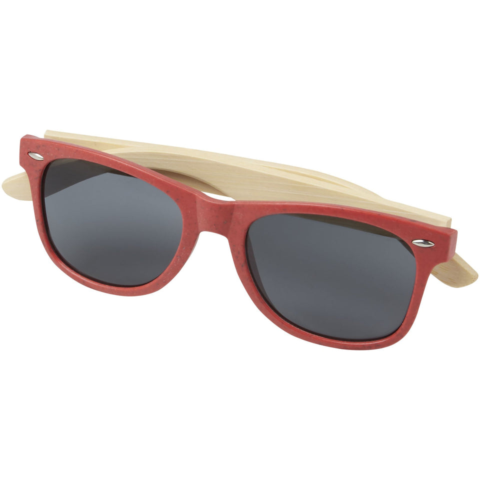 Occhiali da sole Sun Ray in bambù personalizzato con logo - Pubblienne