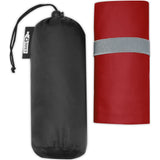 Asciugamano Pieter ultra leggero e ad asciugatura rapida in PET riciclato 130 x 80 cm personalizzato con logo - Pubblienne