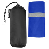 Asciugamano Pieter ultra leggero e ad asciugatura rapida in PET riciclato 130 x 80 cm personalizzato con logo - Pubblienne
