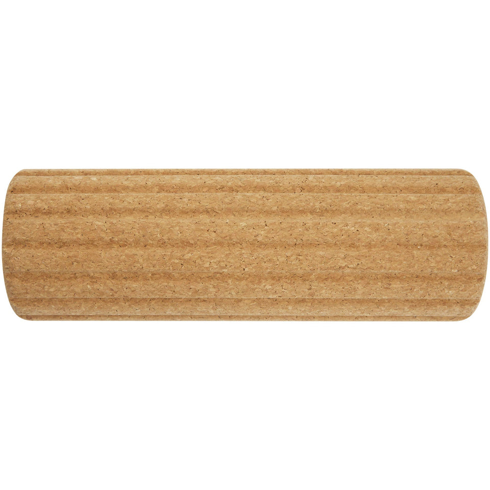 Rullo per yoga in sughero Trikona personalizzato con logo - Pubblienne