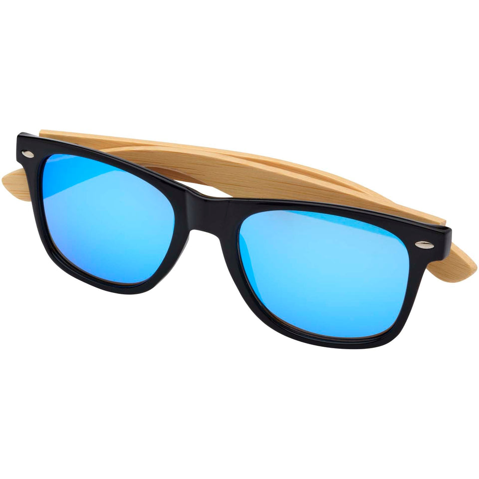 Occhiali da sole con stanghette in bambù Hue personalizzato con logo - Pubblienne