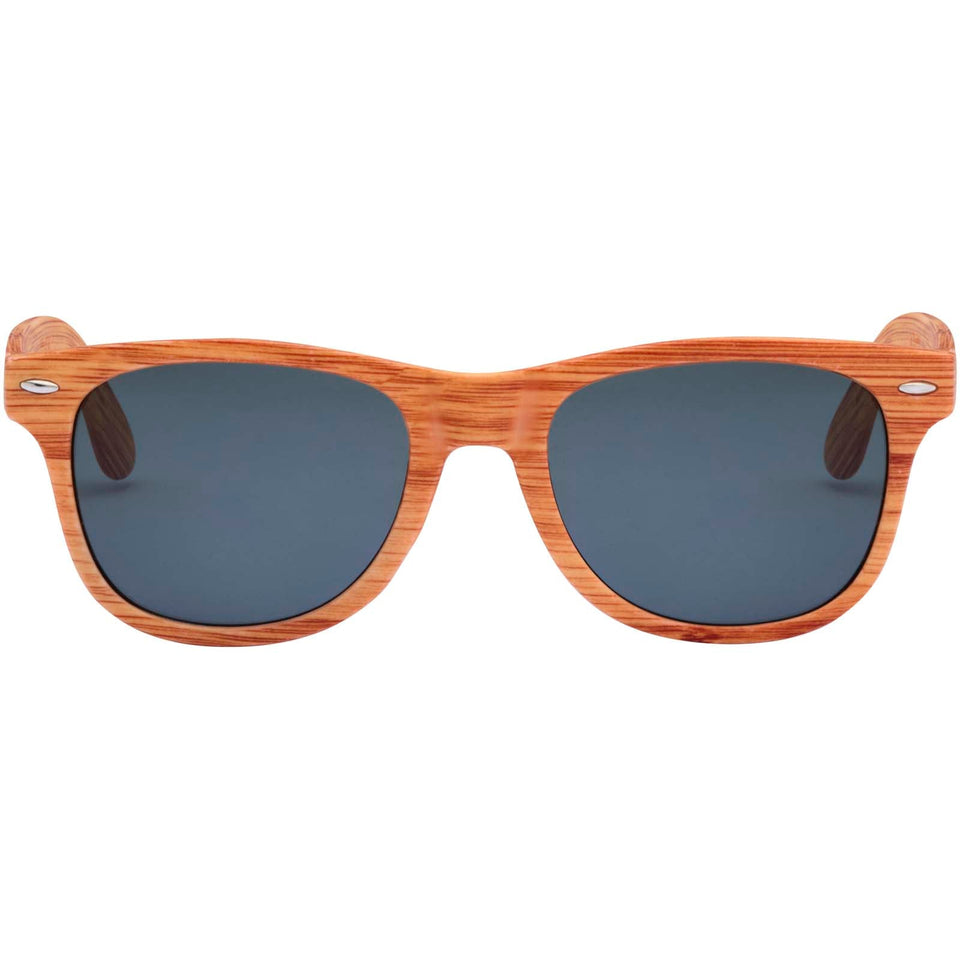 Occhiali da sole effetto legno Mira personalizzato con logo - Pubblienne