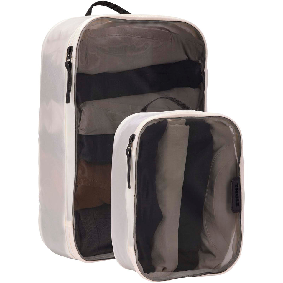 Set di 2 organizer da viaggio in tessuto riciclato Thule personalizzato con logo - Pubblienne