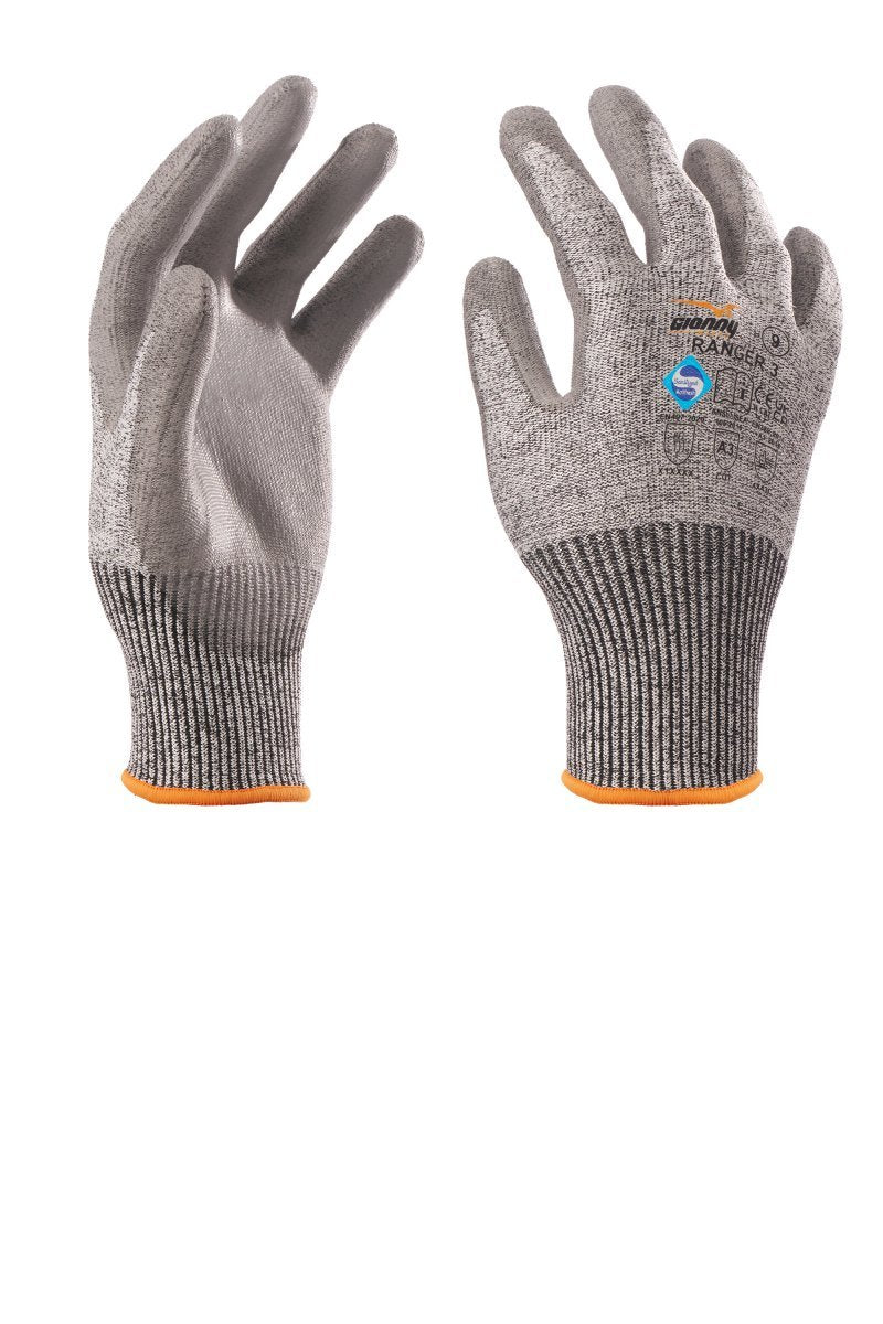RANGER 3 GUANTO ANTITAGLIO FILATO HPPE 13G POLSINO PAYPER personalizzato con logo - Pubblienne