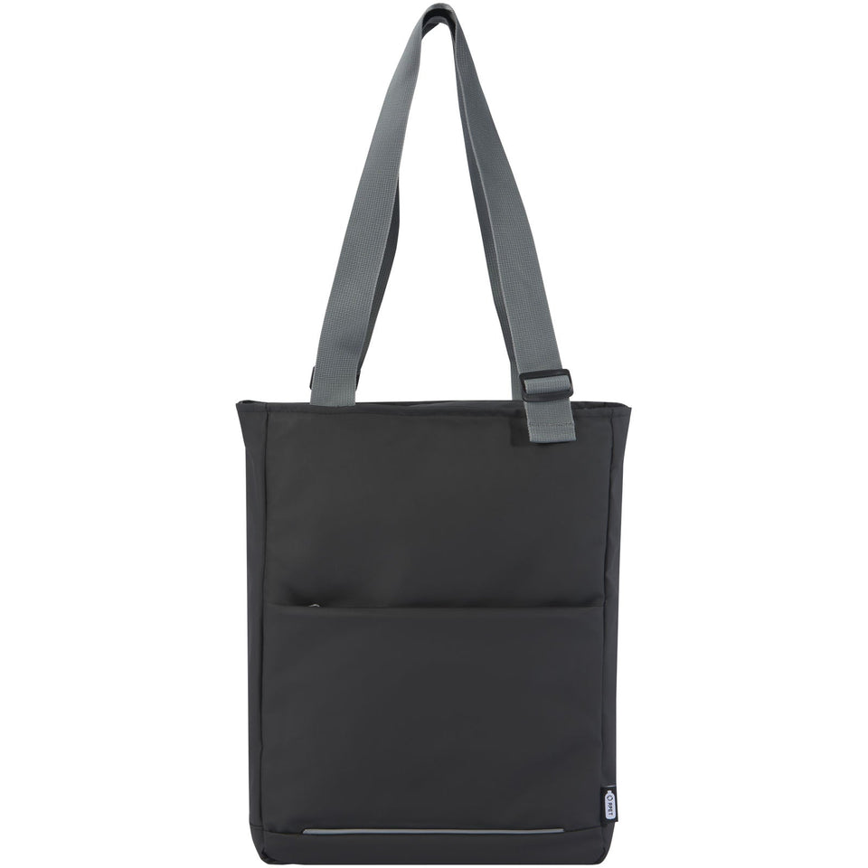 Tote bag impermeabile per portatile da 14" in materiale riciclato certificato GRS Aqua - 14 L personalizzato con logo - Pubblienne