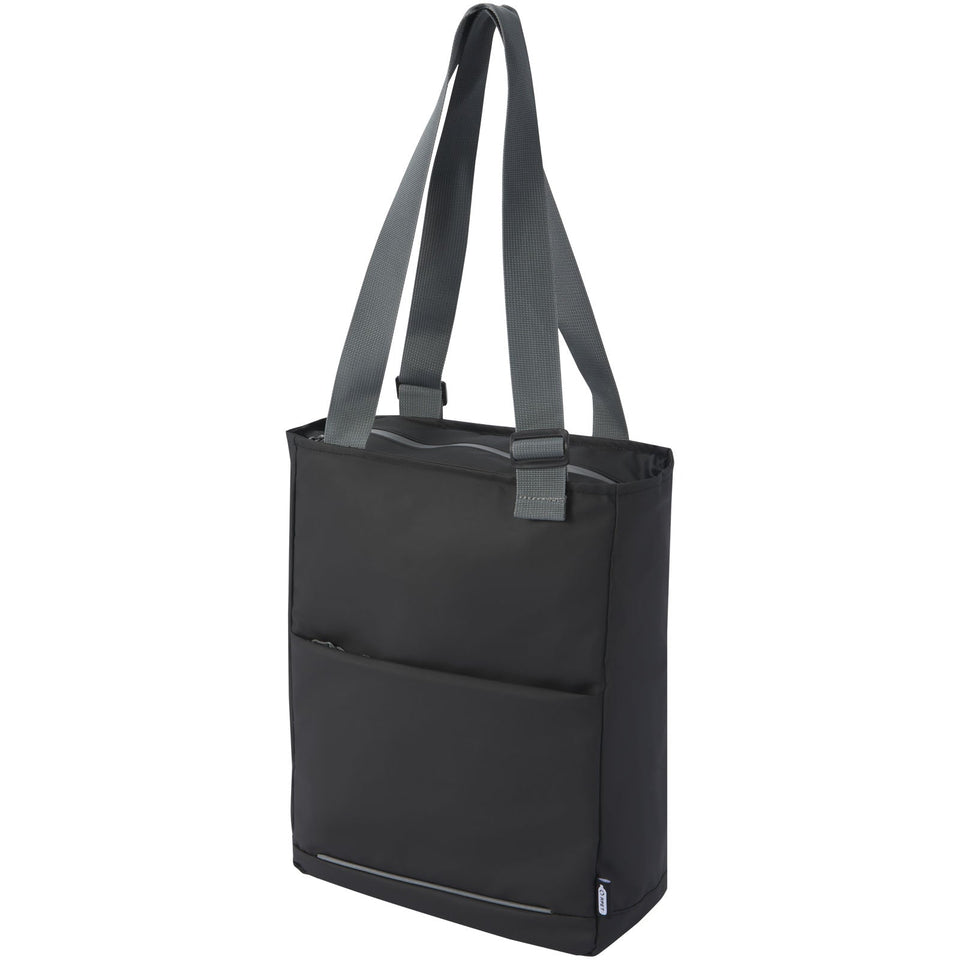 Tote bag impermeabile per portatile da 14" in materiale riciclato certificato GRS Aqua - 14 L personalizzato con logo - Pubblienne