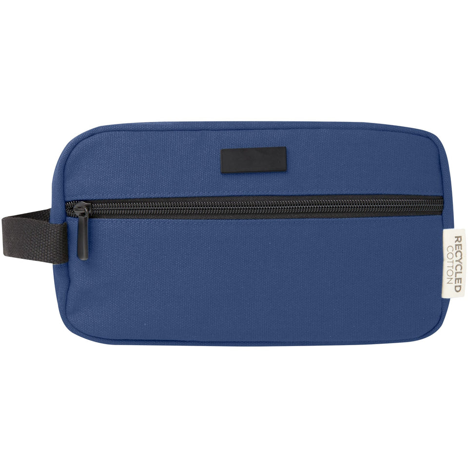 Borsa porta accessori in canvas riciclato certificato GRS Joey - 3,5 L personalizzato con logo - Pubblienne