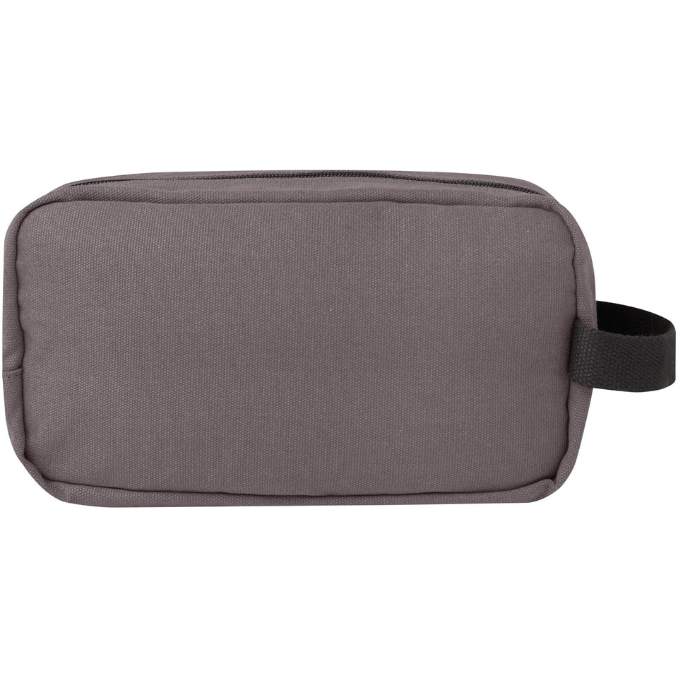 Borsa porta accessori in canvas riciclato certificato GRS Joey - 3,5 L personalizzato con logo - Pubblienne