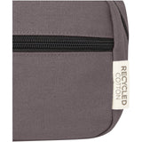 Borsa porta accessori in canvas riciclato certificato GRS Joey - 3,5 L personalizzato con logo - Pubblienne