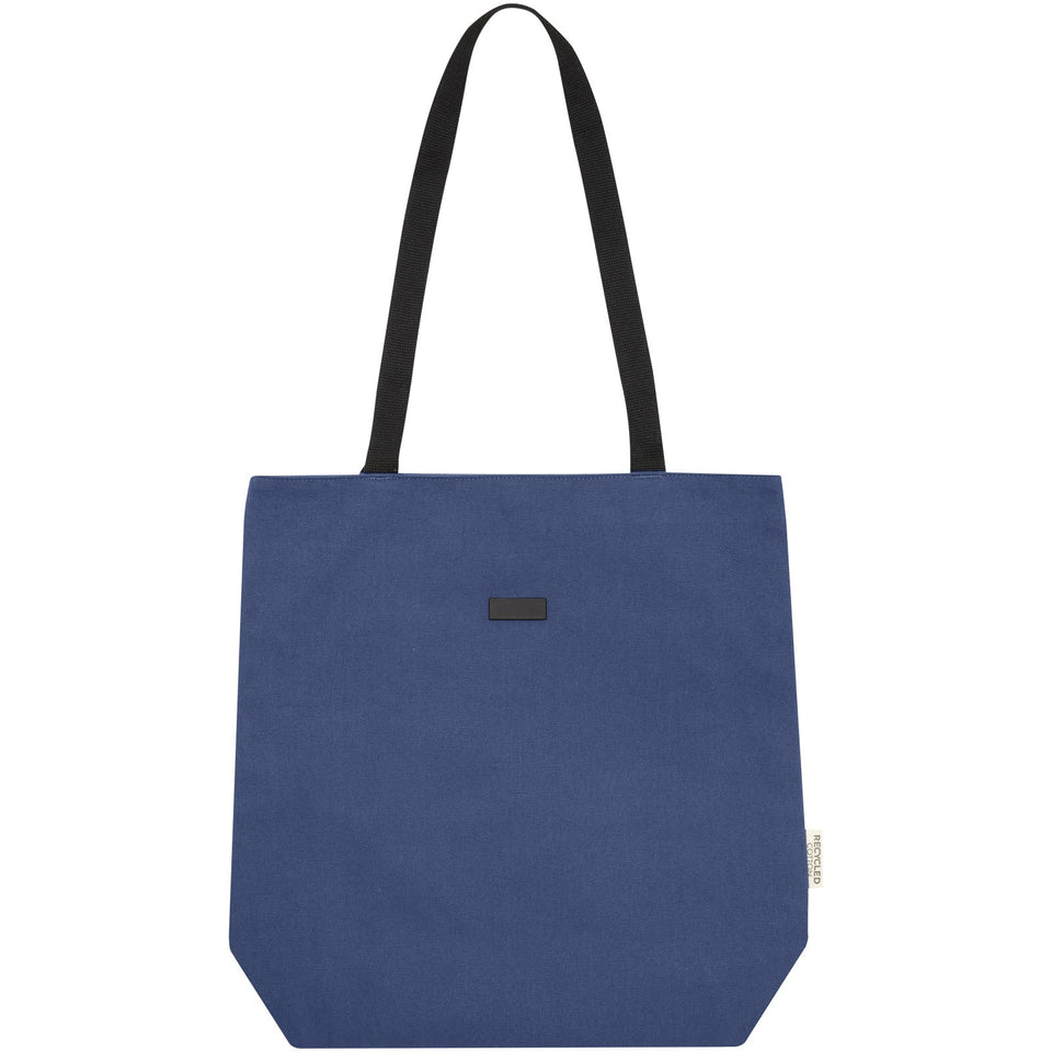 Tote bag versatile in canvas riciclato certificato GRS Joey - 14 L personalizzato con logo - Pubblienne