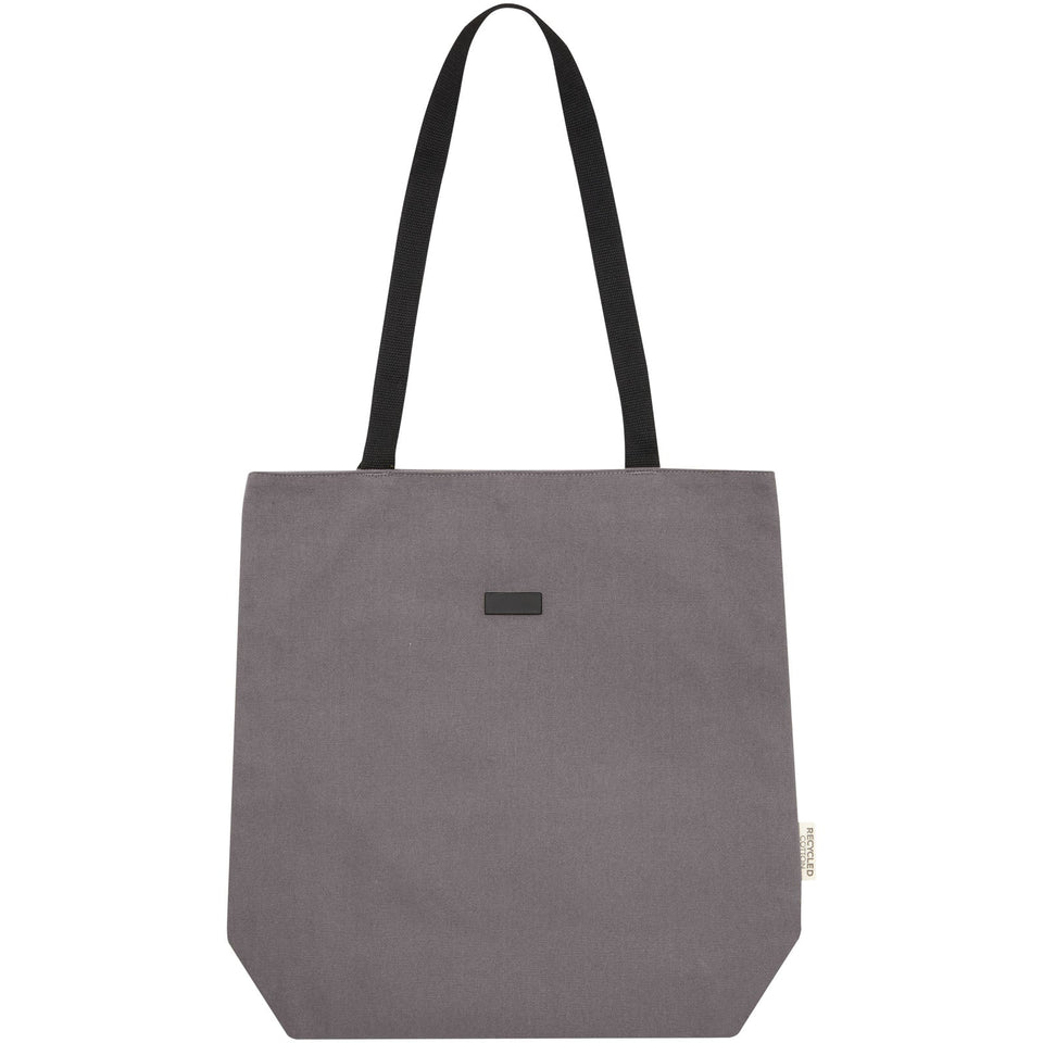 Tote bag versatile in canvas riciclato certificato GRS Joey - 14 L personalizzato con logo - Pubblienne