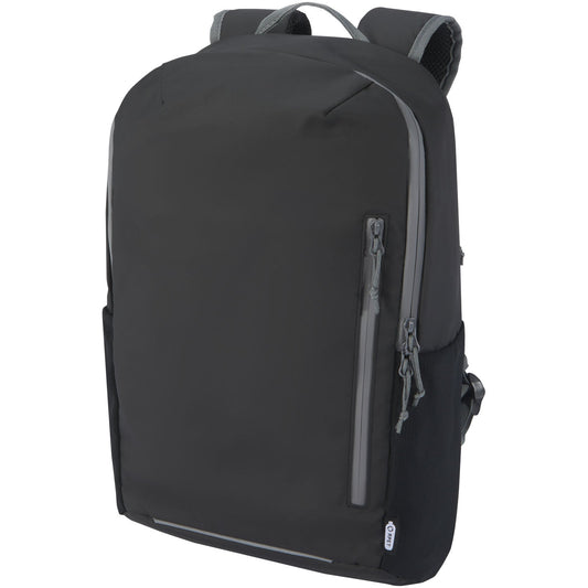 Zaino impermeabile per portatile da 15" in materiale riciclato certificato GRS Aqua - 21 L personalizzato con logo - Pubblienne