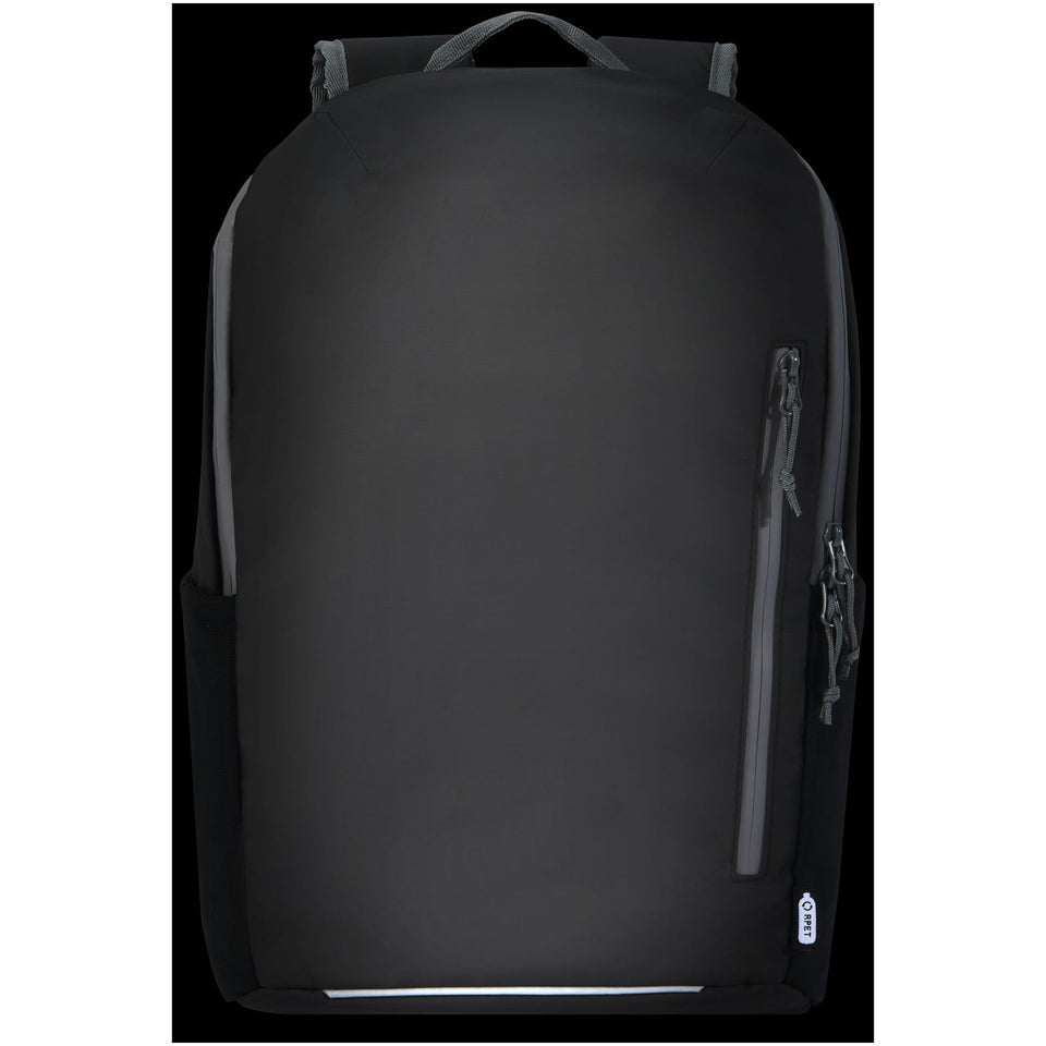Zaino impermeabile per portatile da 15" in materiale riciclato certificato GRS Aqua - 21 L personalizzato con logo - Pubblienne