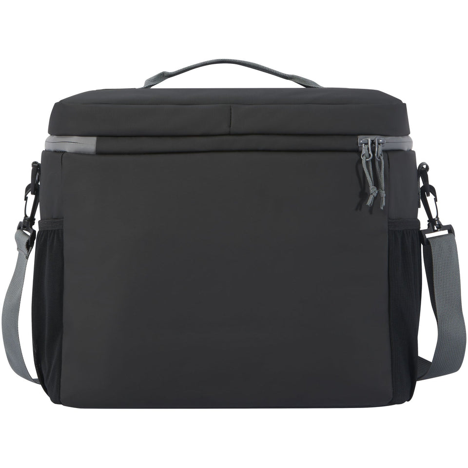 Borsa termica per 20 lattine in materiale riciclato certificato GRS Aqua - 22 L personalizzato con logo - Pubblienne