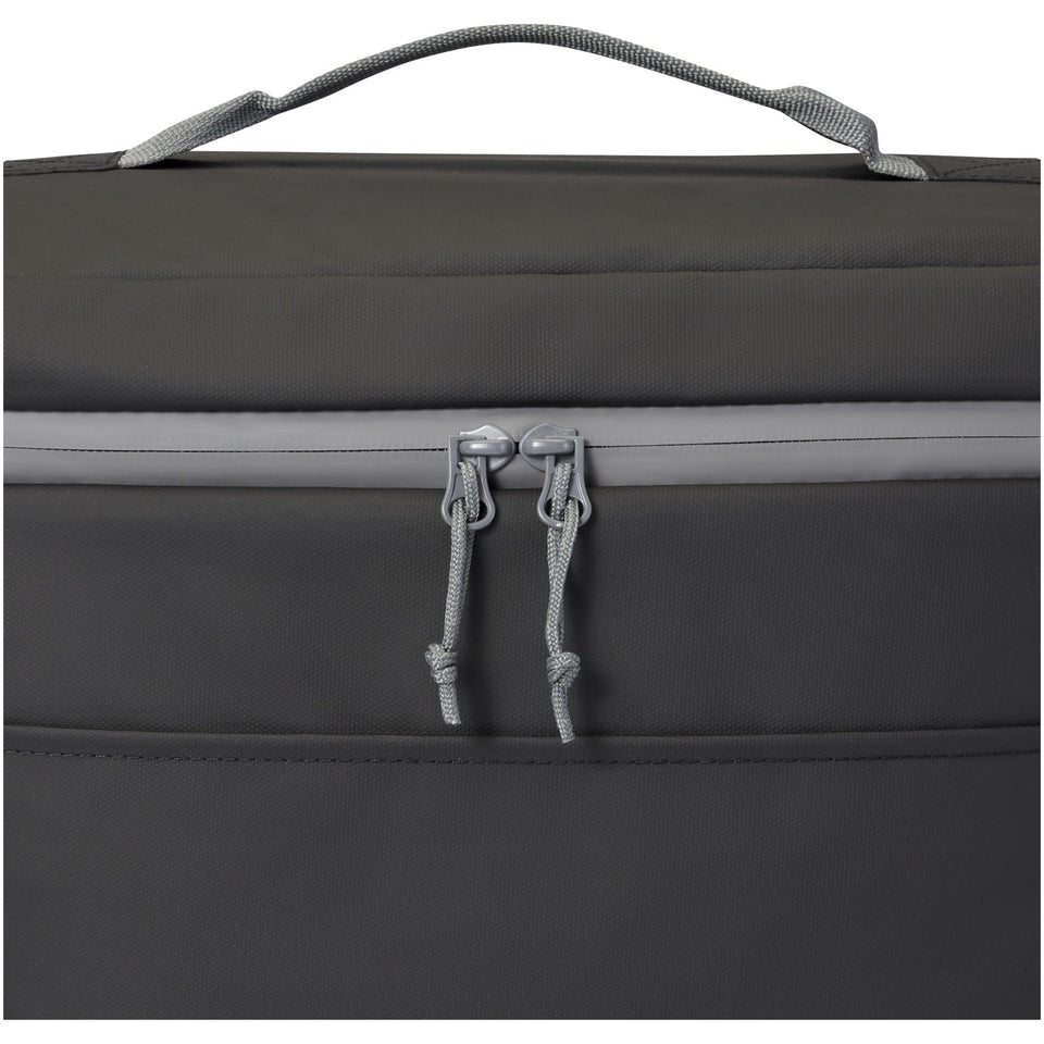 Borsa termica per 20 lattine in materiale riciclato certificato GRS Aqua - 22 L personalizzato con logo - Pubblienne