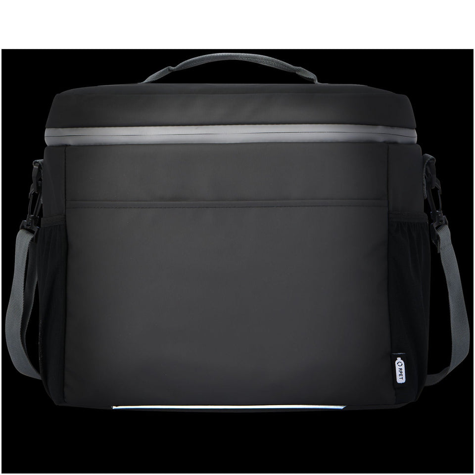 Borsa termica per 20 lattine in materiale riciclato certificato GRS Aqua - 22 L personalizzato con logo - Pubblienne