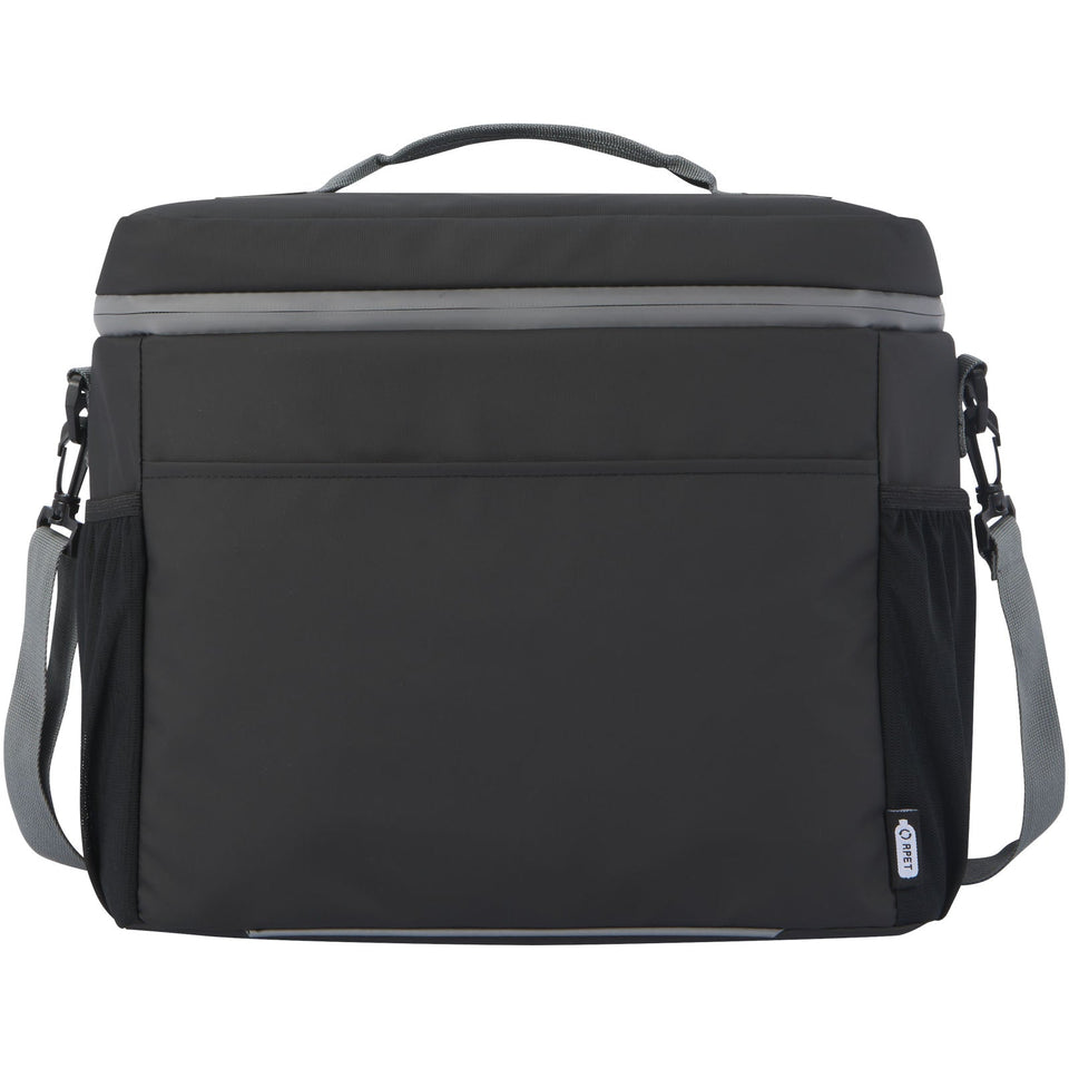 Borsa termica per 20 lattine in materiale riciclato certificato GRS Aqua - 22 L personalizzato con logo - Pubblienne