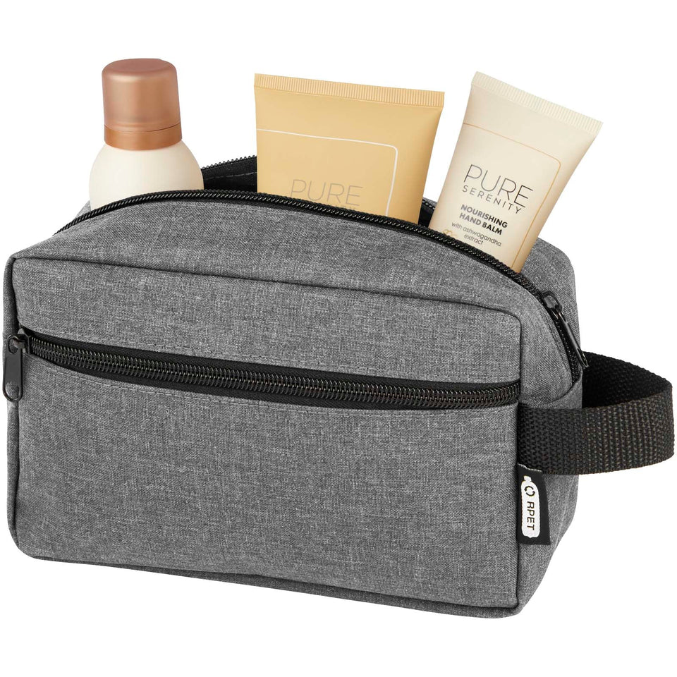 Beauty case in RPET certificato GRS Ross - 1,5L personalizzato con logo - Pubblienne