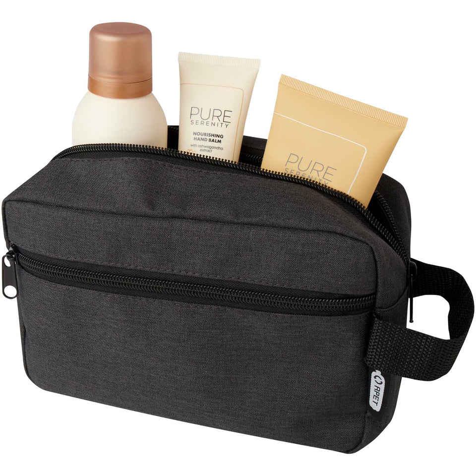 Beauty case in RPET certificato GRS Ross - 1,5L personalizzato con logo - Pubblienne