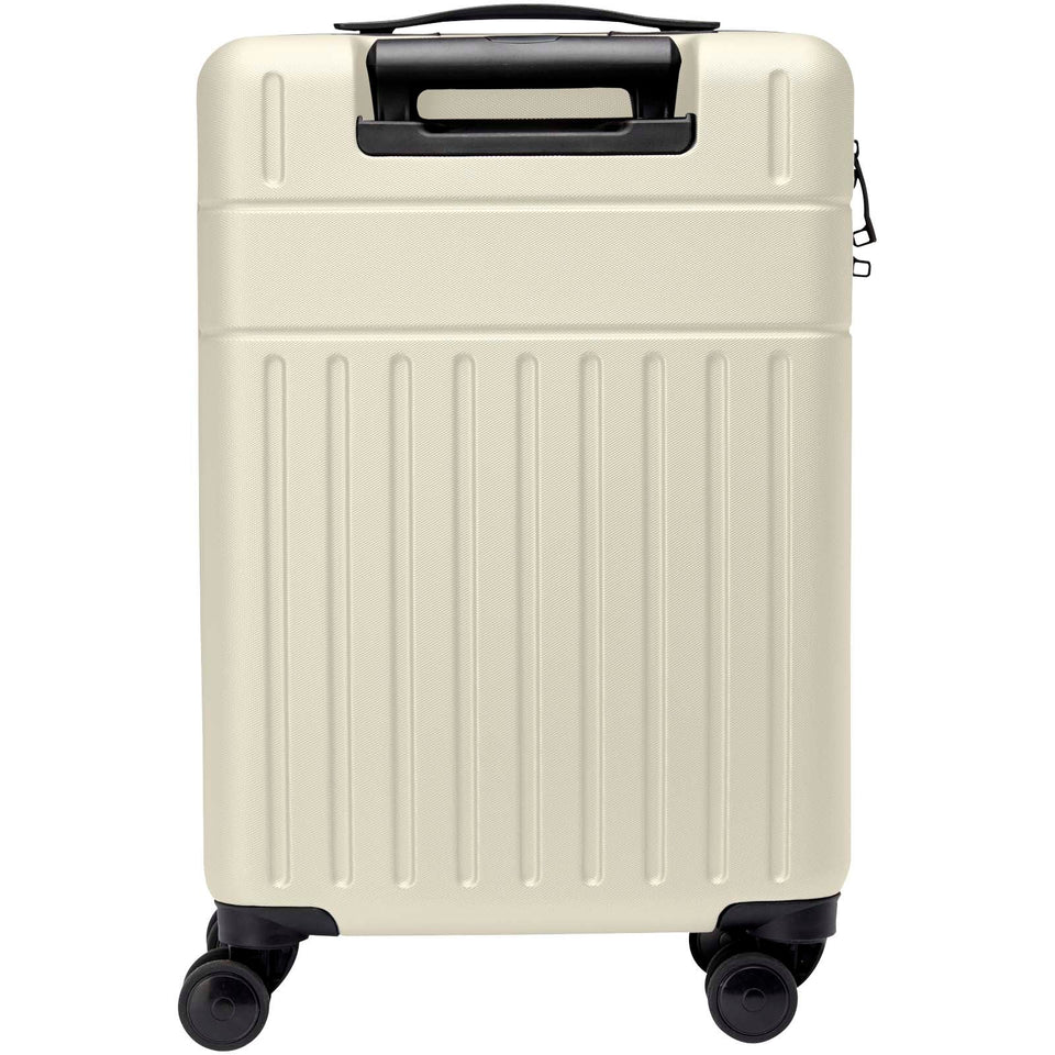 Trolley bagaglio a mano in materiale riciclato certificato GRS da 40 l per portatile da 20" Rover personalizzato con logo - Pubblienne