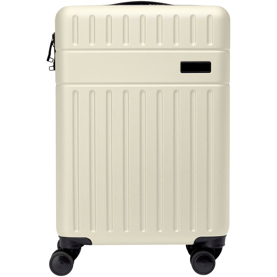 Trolley bagaglio a mano in materiale riciclato certificato GRS da 40 l per portatile da 20" Rover personalizzato con logo - Pubblienne