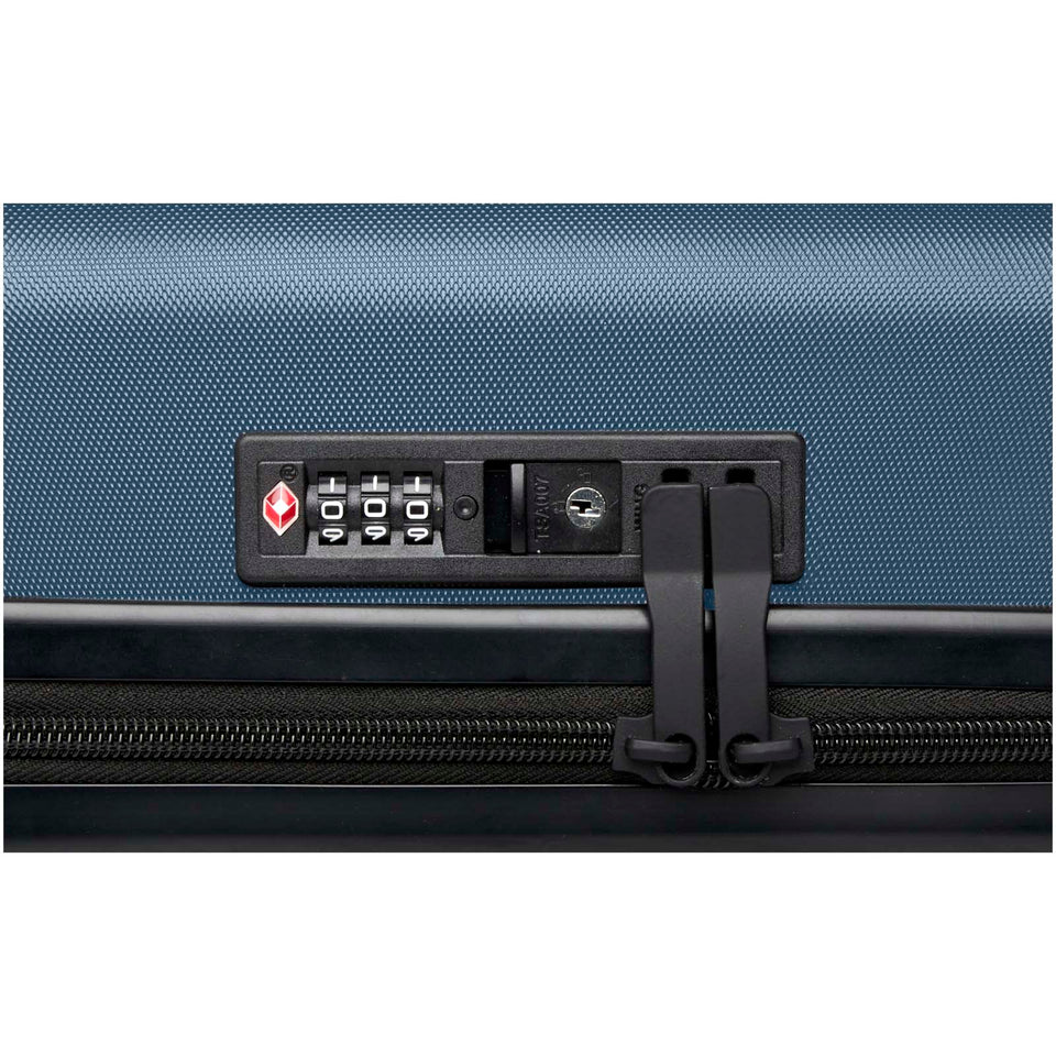 Trolley bagaglio a mano in materiale riciclato certificato GRS da 40 l per portatile da 20" Rover personalizzato con logo - Pubblienne