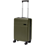 Trolley bagaglio a mano in materiale riciclato certificato GRS da 40 l per portatile da 20" Rover personalizzato con logo - Pubblienne