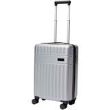 Trolley bagaglio a mano in materiale riciclato certificato GRS da 40 l per portatile da 20" Rover personalizzato con logo - Pubblienne