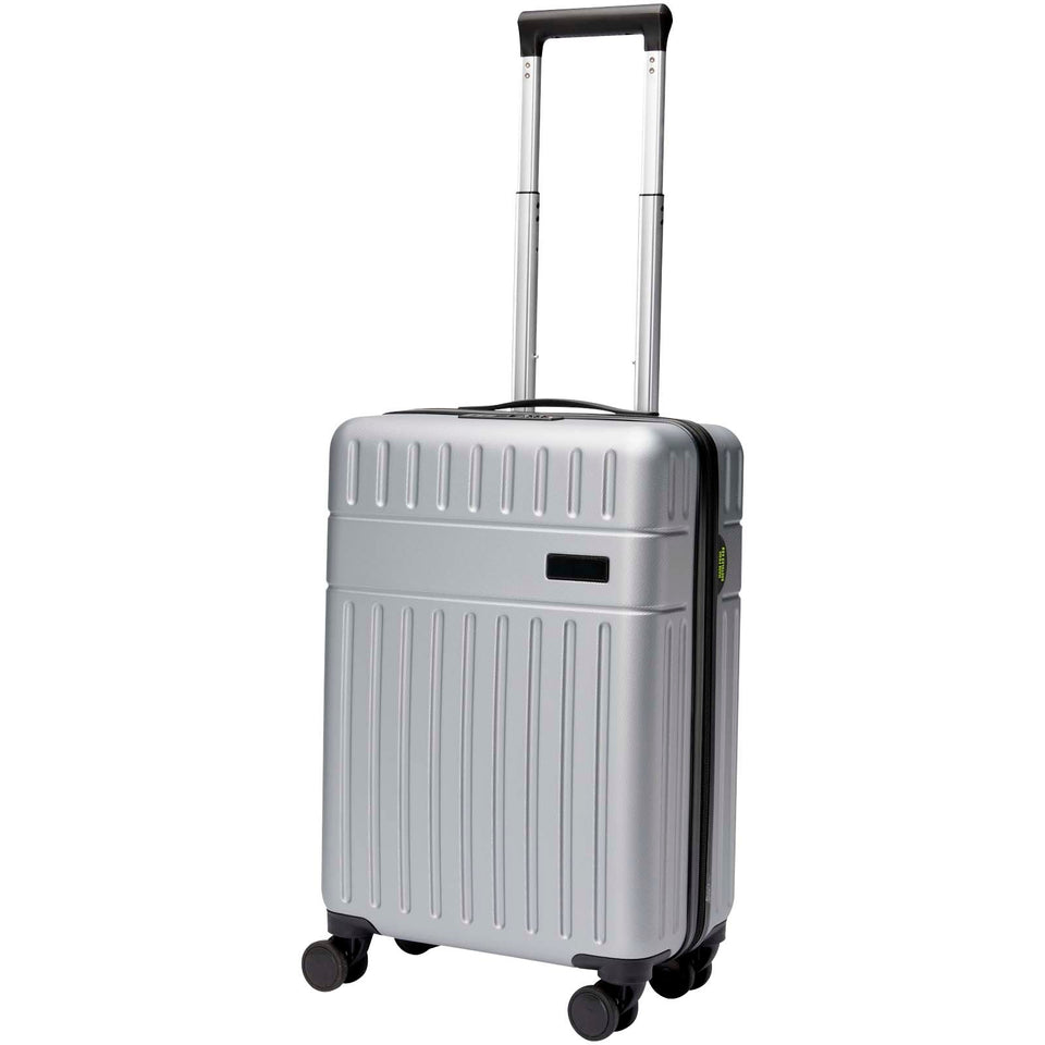 Trolley bagaglio a mano in materiale riciclato certificato GRS da 40 l per portatile da 20" Rover personalizzato con logo - Pubblienne