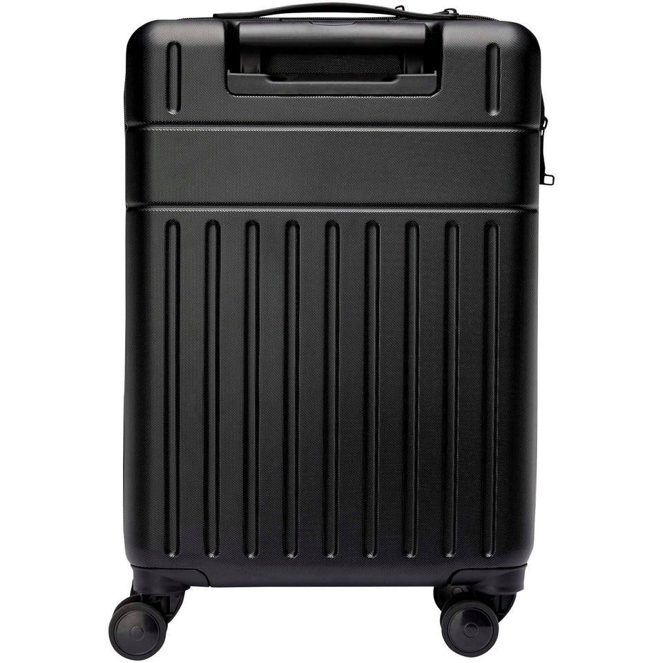 Trolley bagaglio a mano in materiale riciclato certificato GRS da 40 l per portatile da 20" Rover personalizzato con logo - Pubblienne