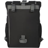 Borsa roll-top per bicicletta impermeabile in materiale riciclato certificato GRS per portatile da 15" Aqua personalizzato con logo - Pubblienne