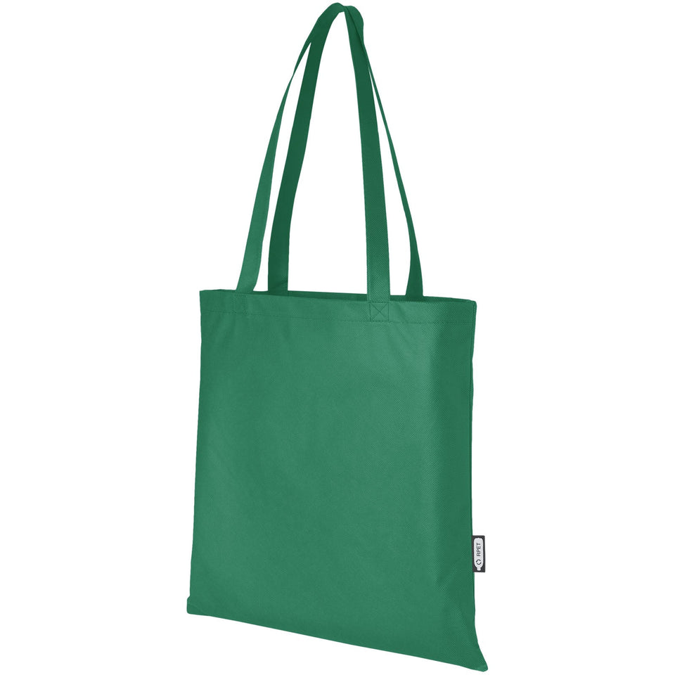 Tote bag convention in tessuto non tessuto riciclato certificato GRS Zeus 6l personalizzato con logo - Pubblienne