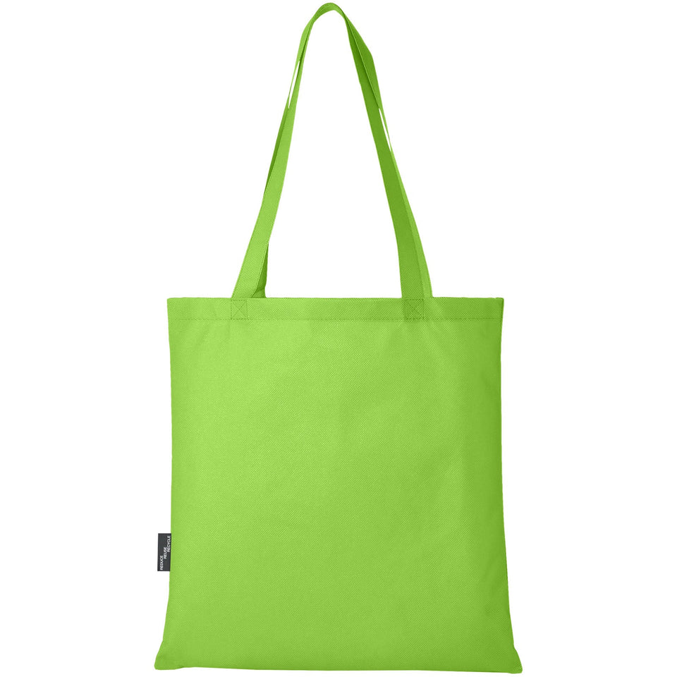 Tote bag convention in tessuto non tessuto riciclato certificato GRS Zeus 6l personalizzato con logo - Pubblienne