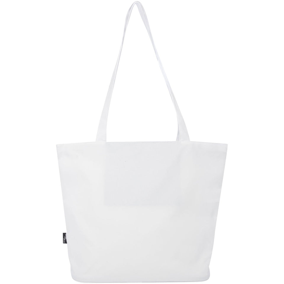 Tote bag in materiale riciclato certificato GRS con cerniera Panama 20l personalizzato con logo - Pubblienne
