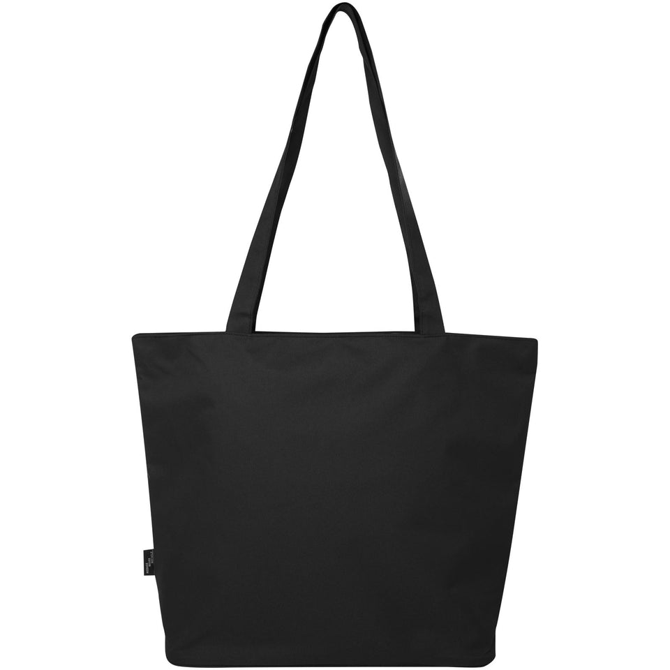 Tote bag in materiale riciclato certificato GRS con cerniera Panama 20l personalizzato con logo - Pubblienne