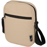 Borsa a tracolla in materiale riciclato certificato GRS Byron 2l personalizzato con logo - Pubblienne