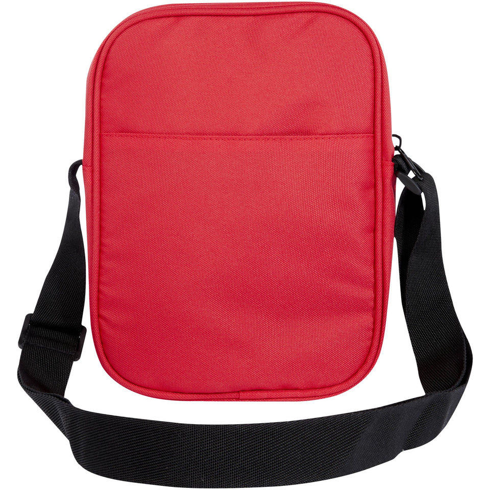 Borsa a tracolla in materiale riciclato certificato GRS Byron 2l personalizzato con logo - Pubblienne