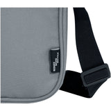 Borsa a tracolla in materiale riciclato certificato GRS Byron 2l personalizzato con logo - Pubblienne