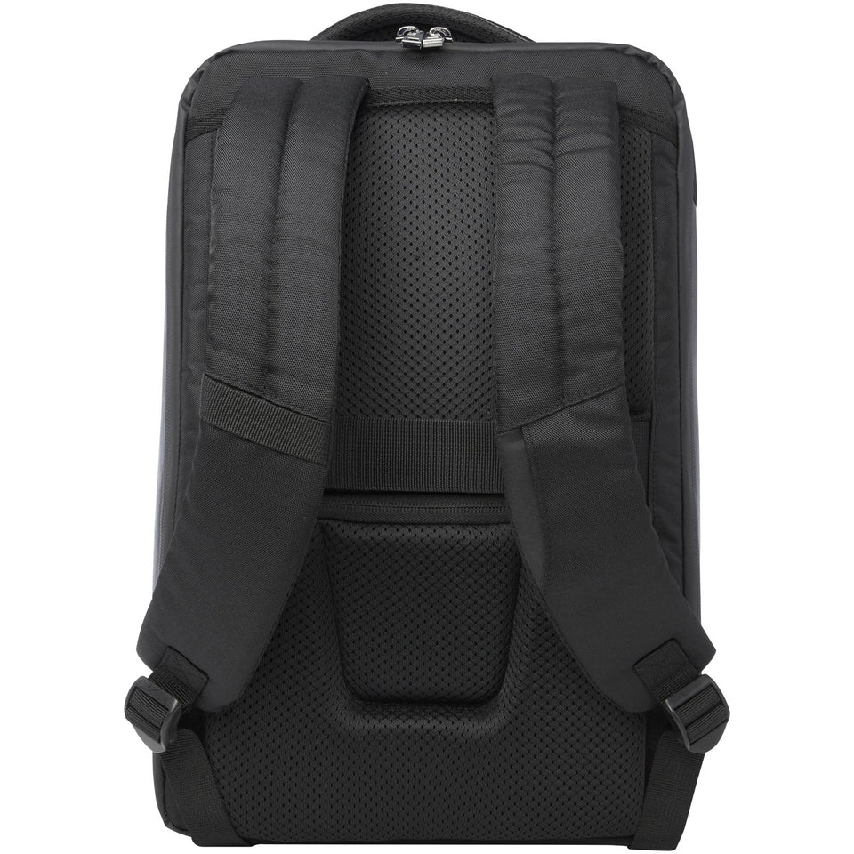 Zaino compatto per portatile da 15,6" in materiale riciclato certificato GRS Expedition Pro 12l personalizzato con logo - Pubblienne